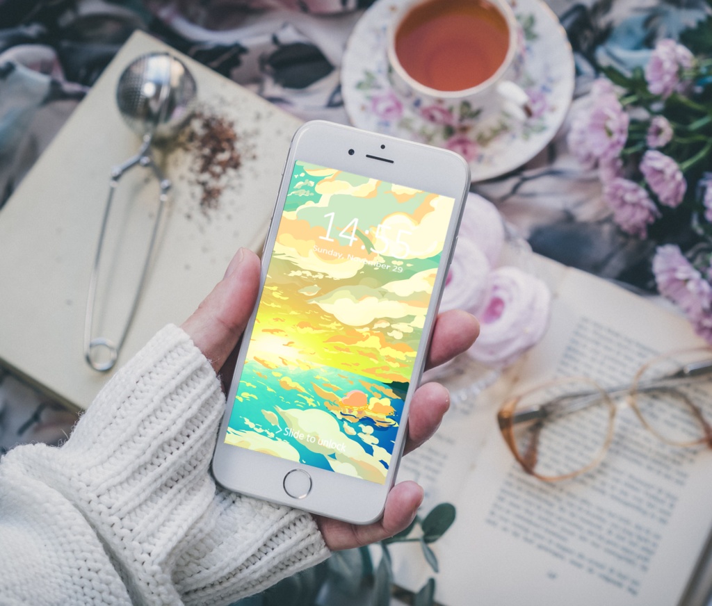 カービィさん02【PC iPad等 デジタル壁紙】