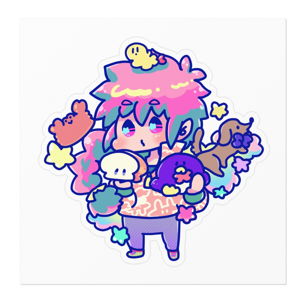 れのくんと仲間たちステッカー