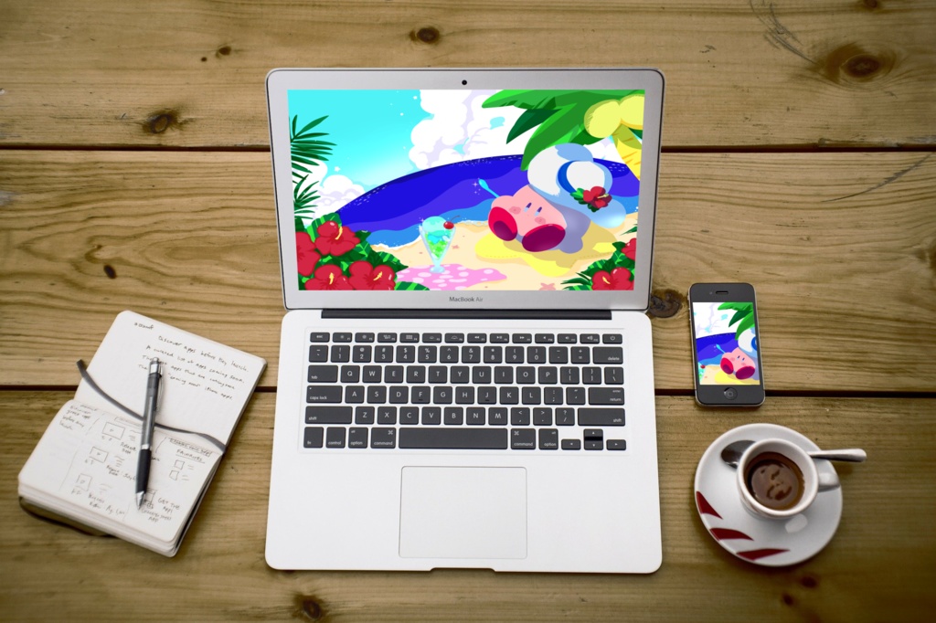 カービィさん04【PC iPad等 デジタル壁紙】