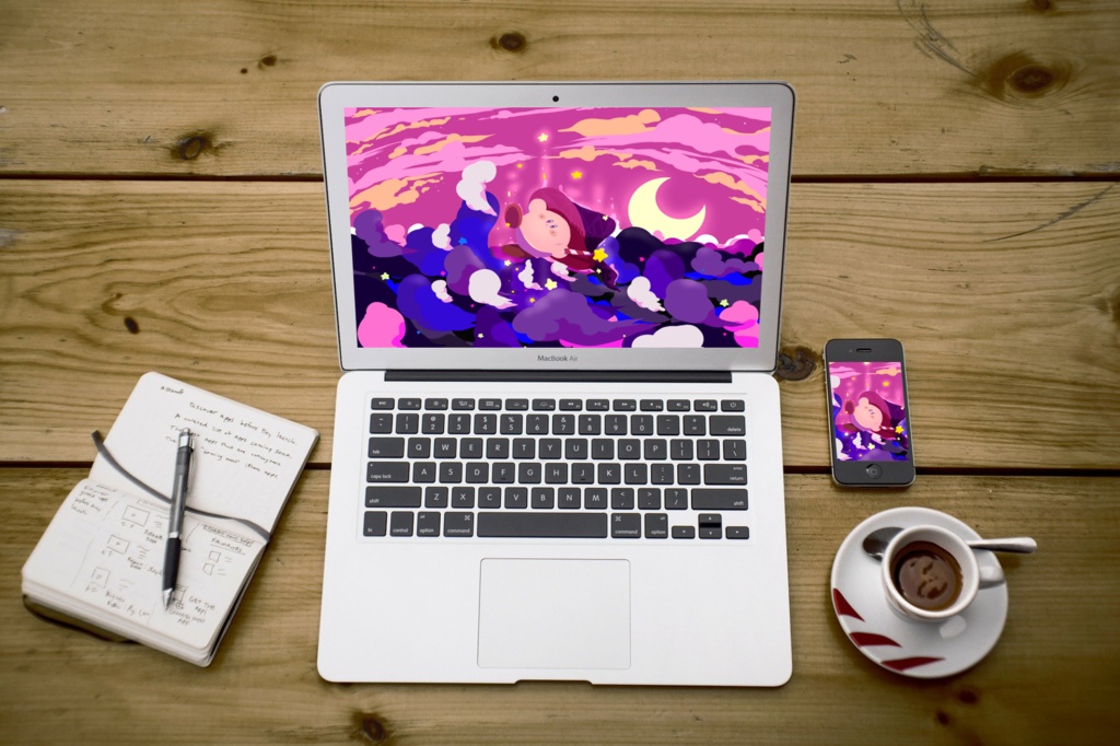 カービィさん05【PC iPad等 デジタル壁紙】