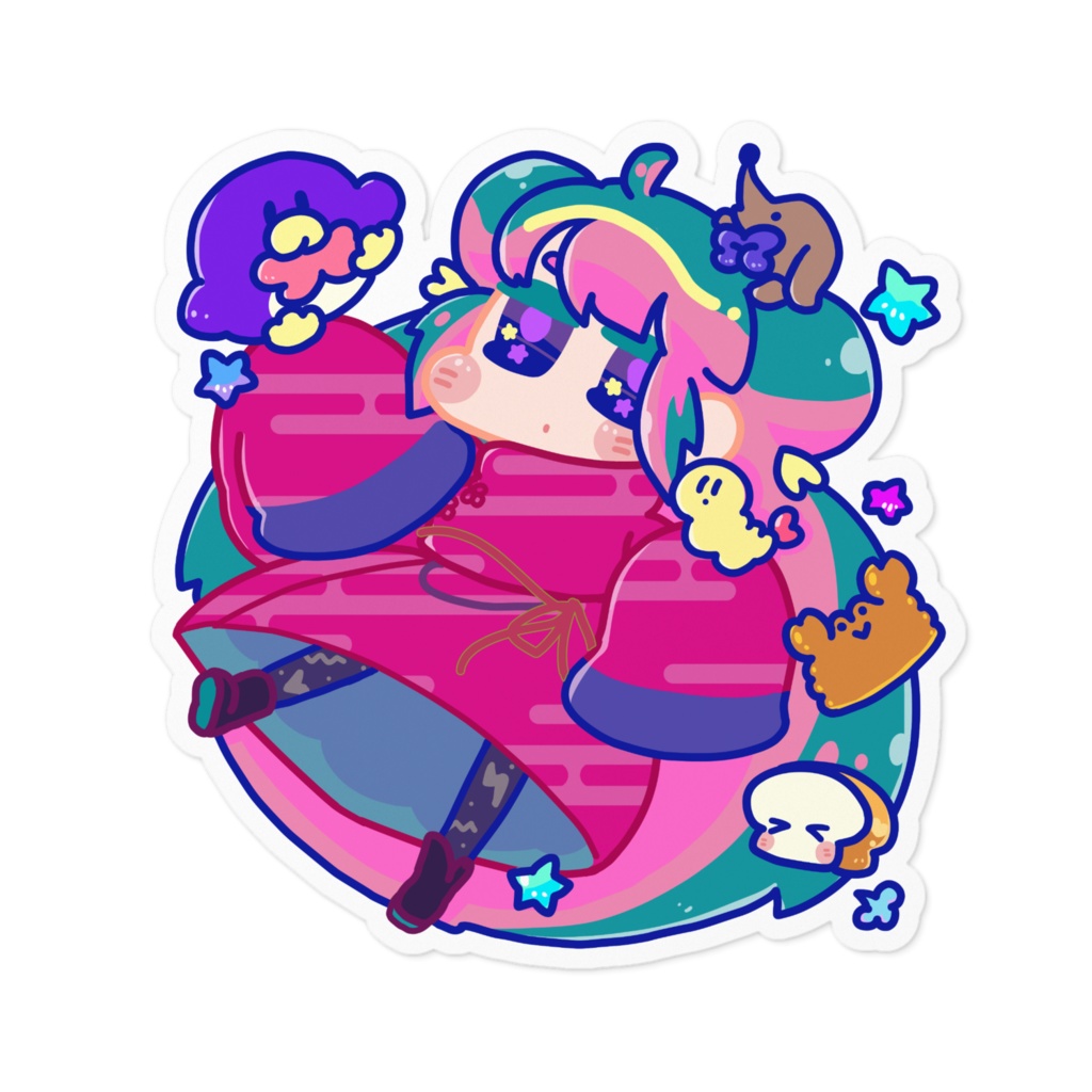 ねとちゃんと仲間たちステッカー