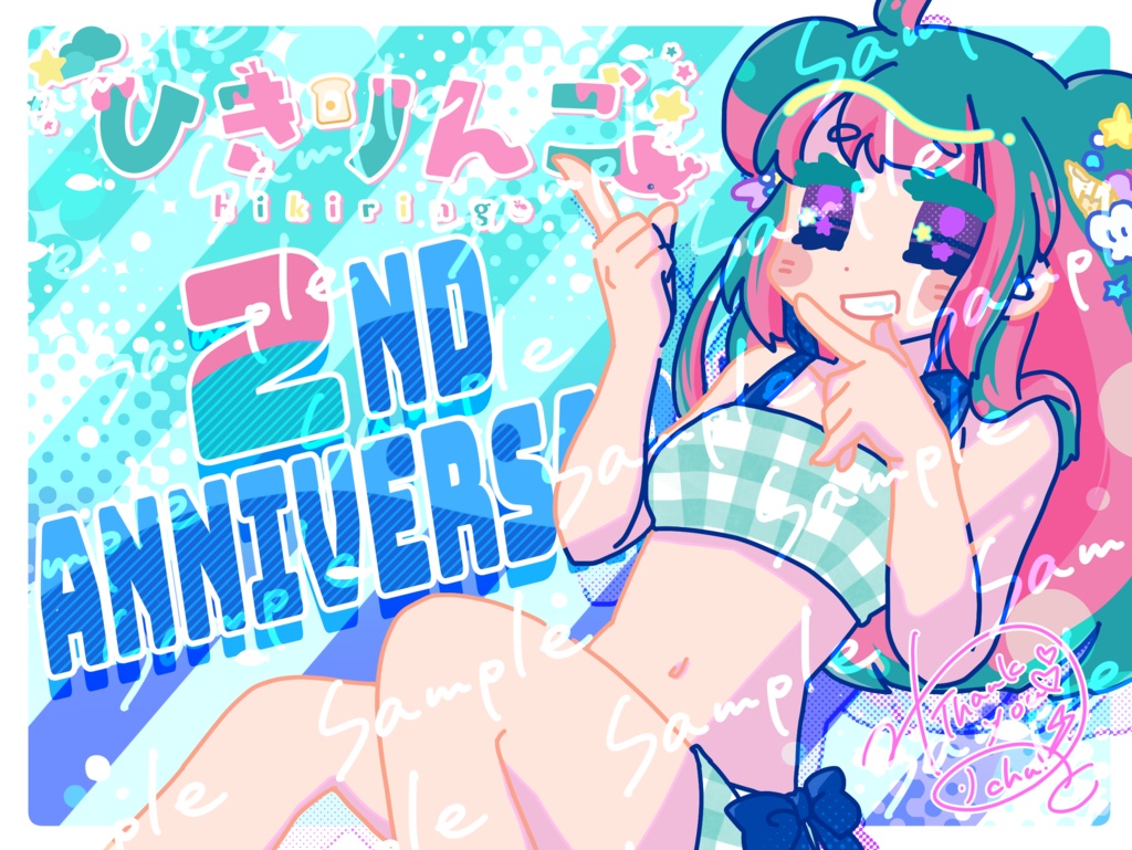 2周年記念!水着ねとちゃんマグカップ🍎【2022】