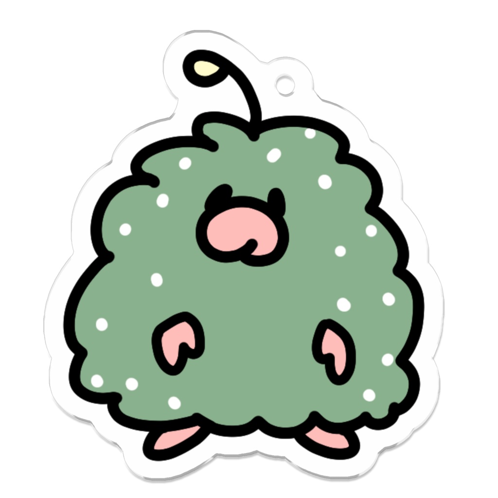 もっふるのアクリルキーホルダー