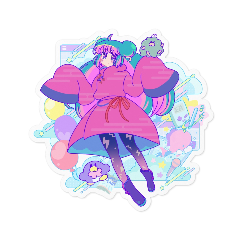 3周年記念!ねとちゃんかわいいステッカー🍎【2023】