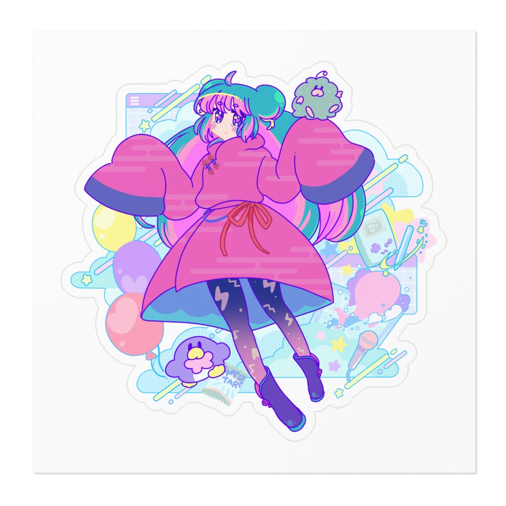 3周年記念!ねとちゃんかわいいステッカー🍎【2023】