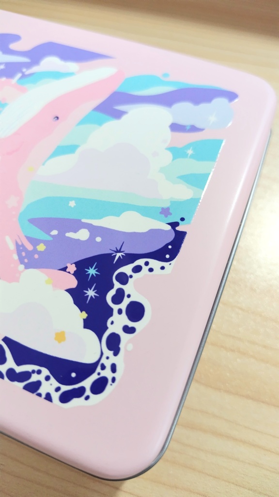 ★【再販】ほんわかポップなクジラ缶🌠(缶のみ)