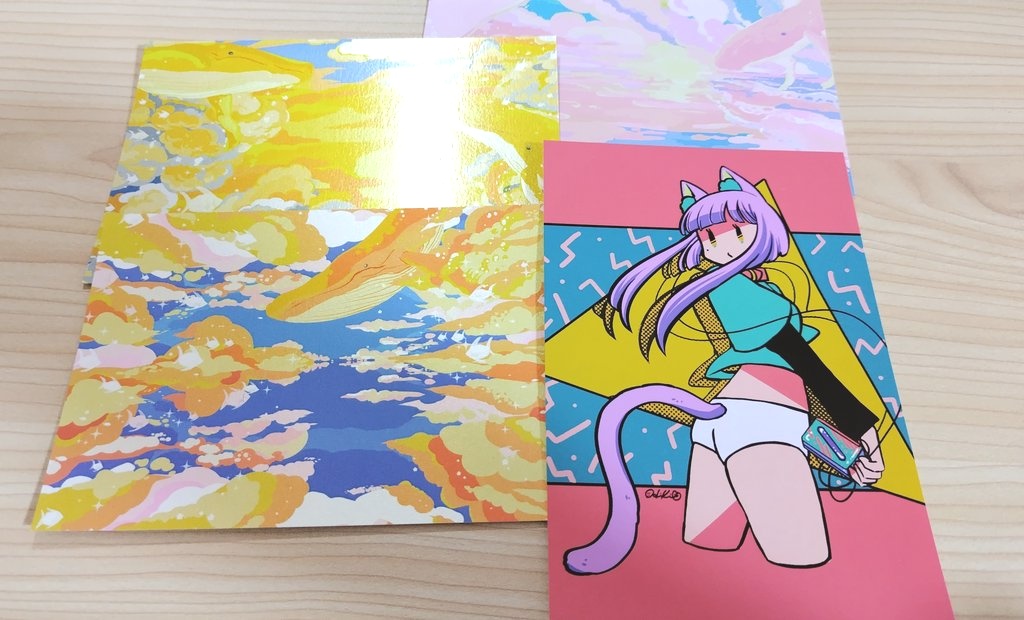 【ばら売り】ほんわかポップなポストカード【3種】