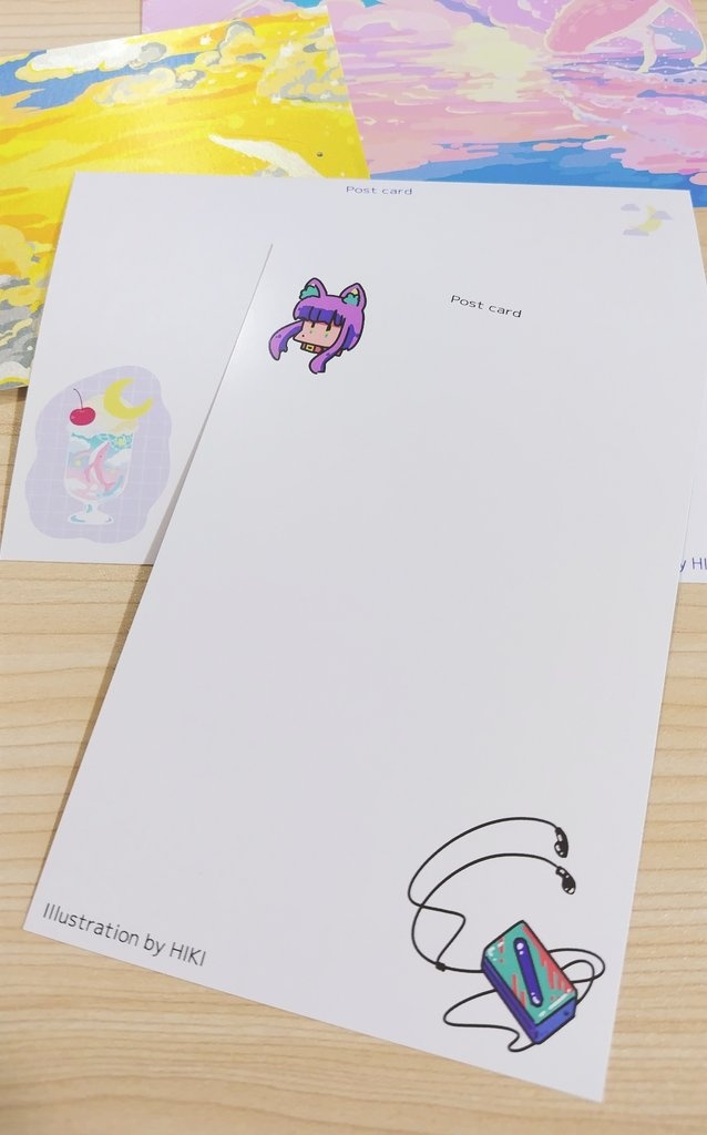 【ばら売り】ほんわかポップなポストカード【3種】