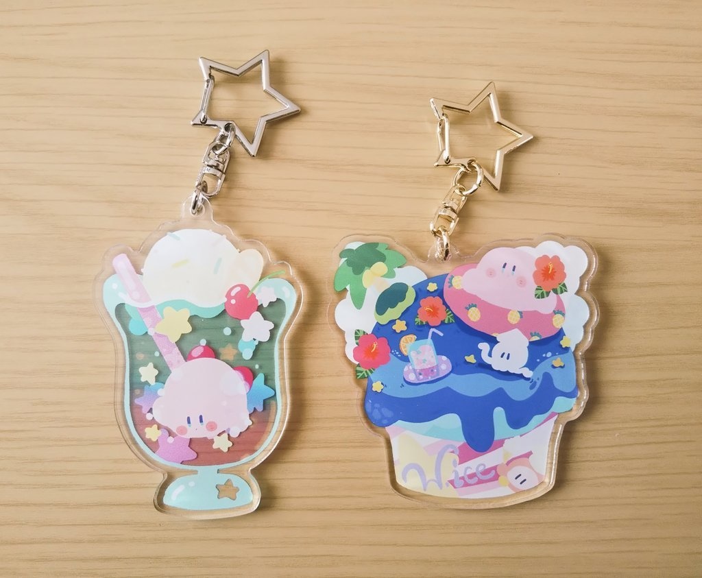 【再入荷】クリームソーダなアクキー