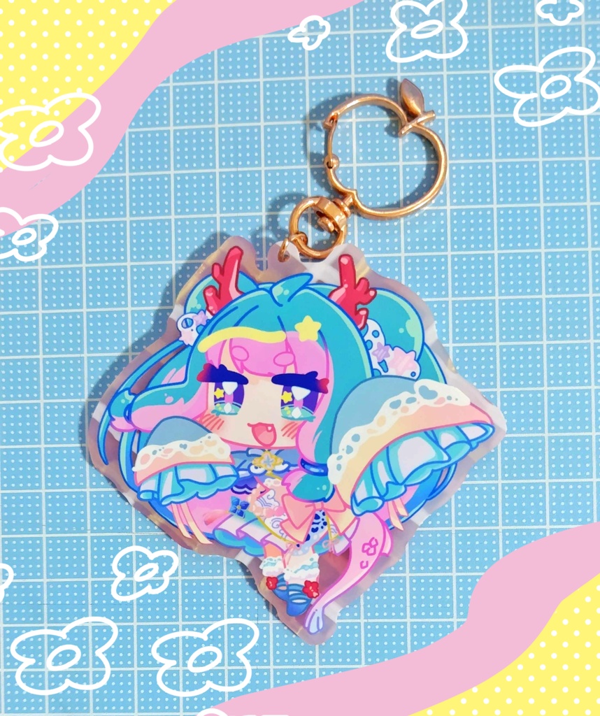 【追加販売中】配信6周年記念🌺ねとちゃんアクリルキーホルダー【2026】