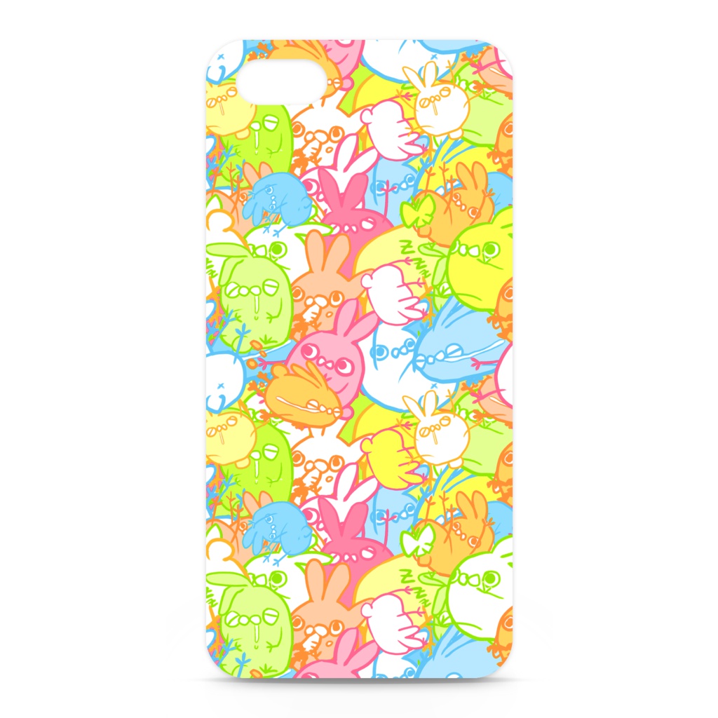 うさ虫 iPhoneケース(カラーver.)