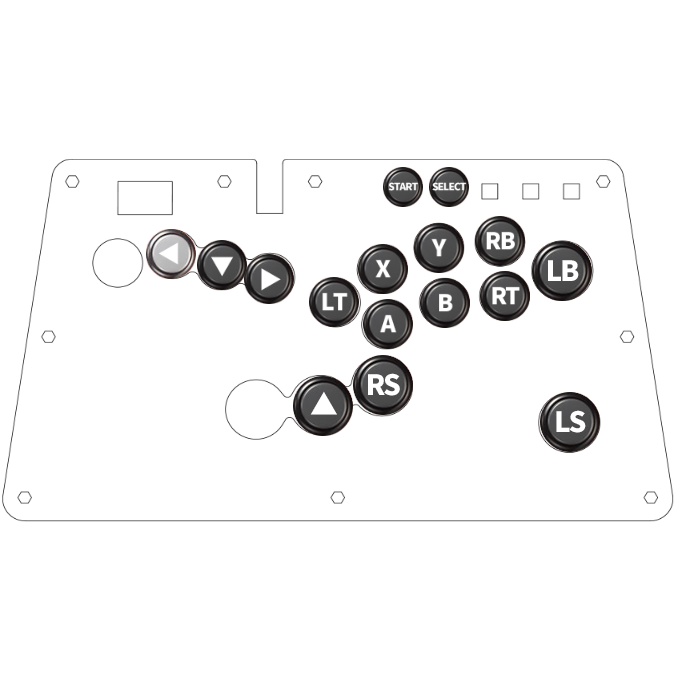 Display Fightstick Motions|Rushbox mini .ver