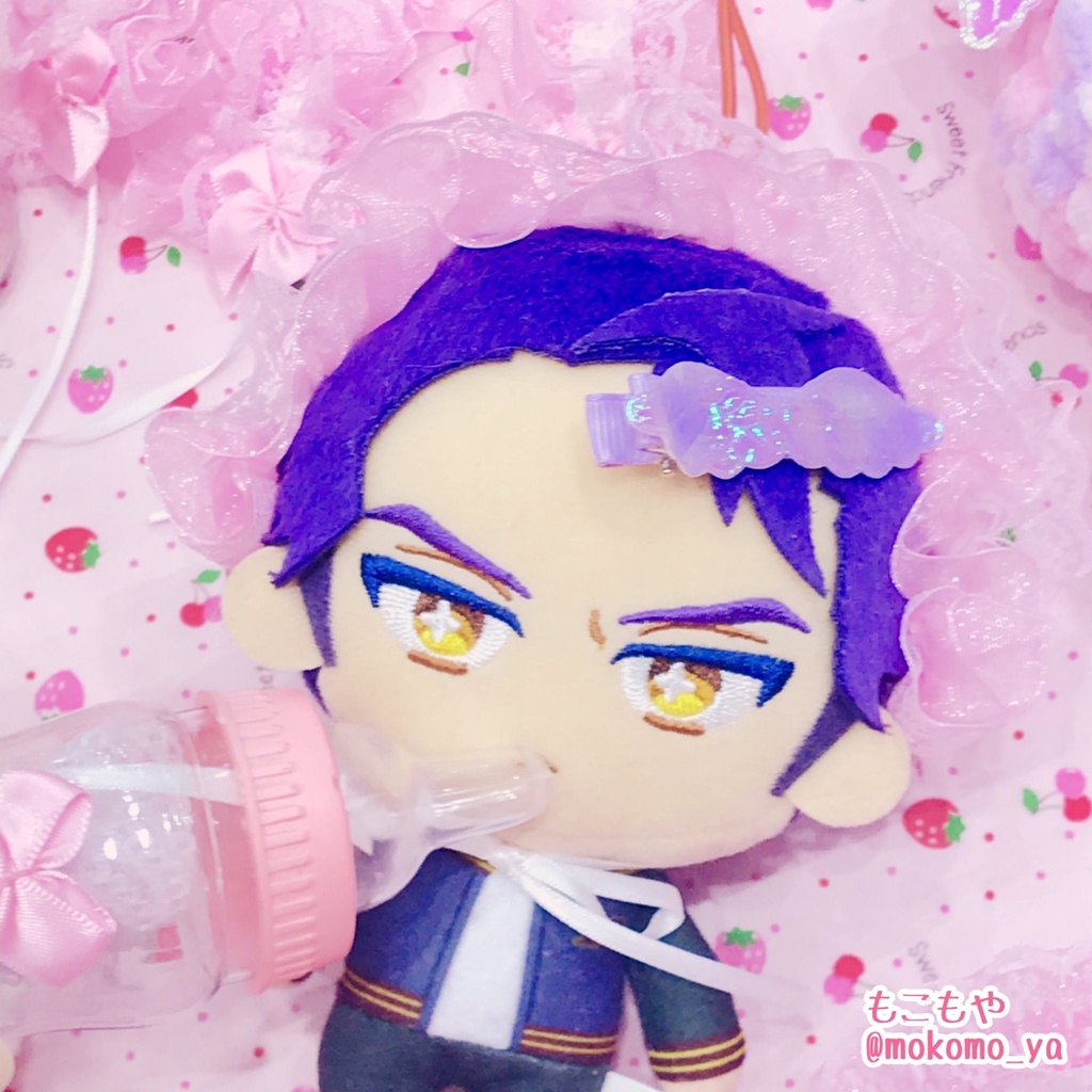 哺乳瓶ケース入りヘッドドレス/もこもやあかちゃんグッズセット/ヘッドドレス(8/15新デザイン追加!)