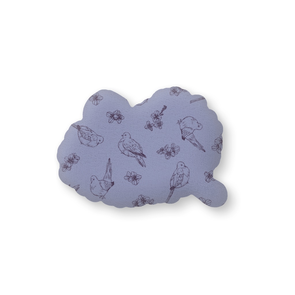 ウスユキバトのふかふかクッション