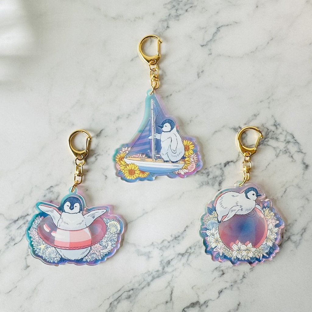 オーロラアクリルキーホルダー