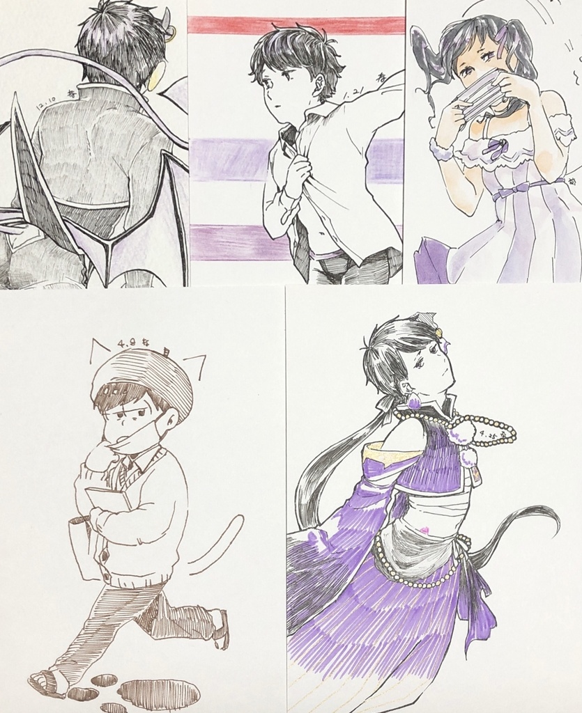 一松 原画セット1