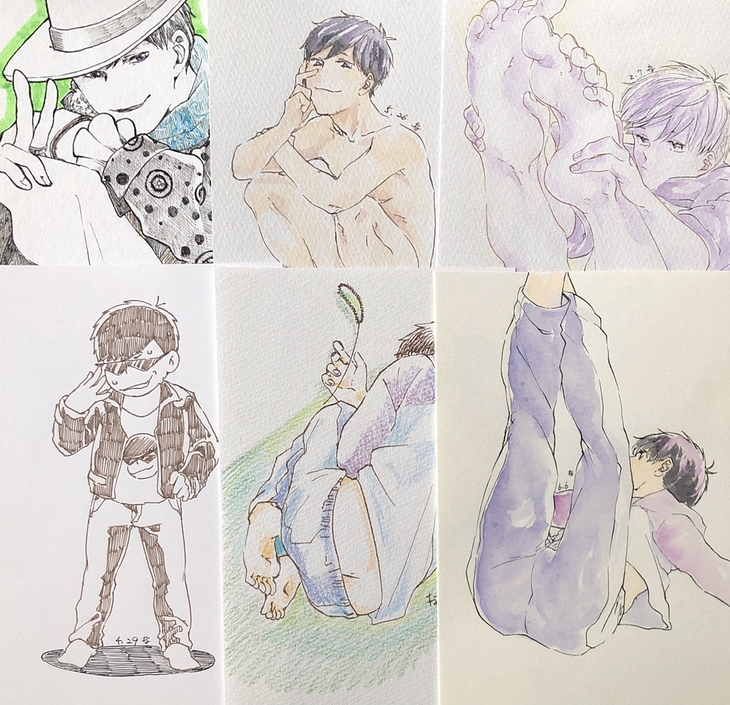 一松 原画セット2