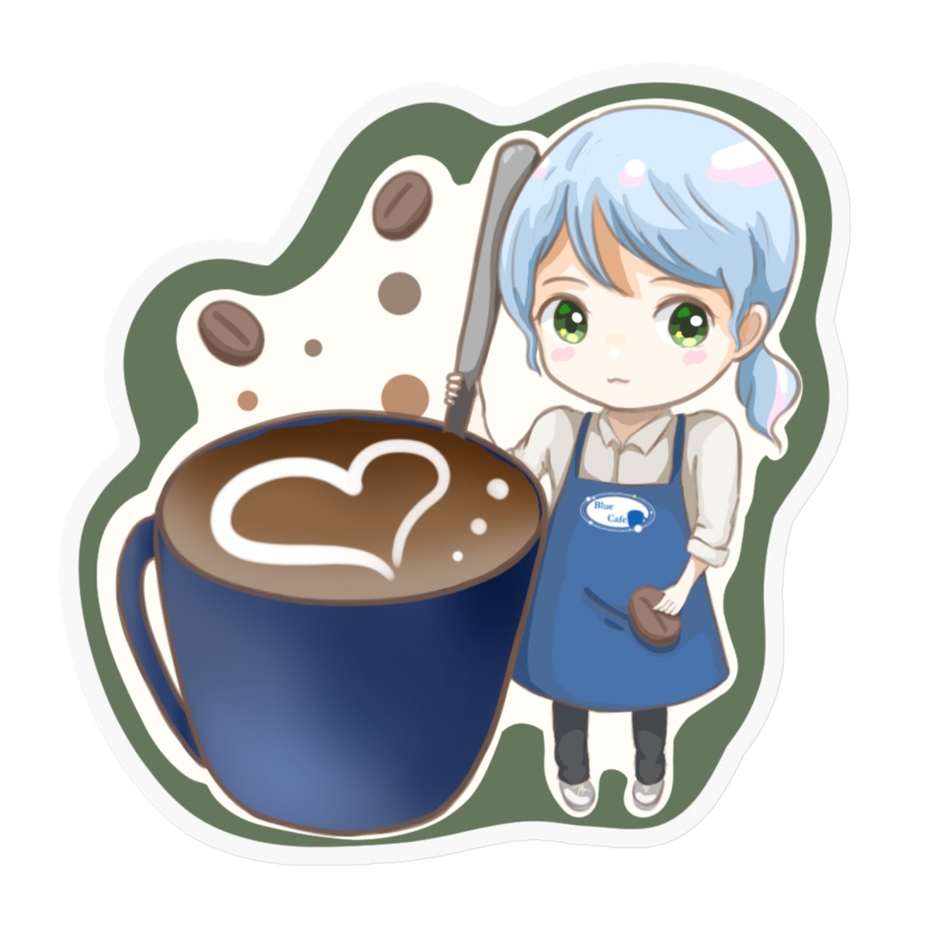 小麦彗コーヒーマグ☆シール