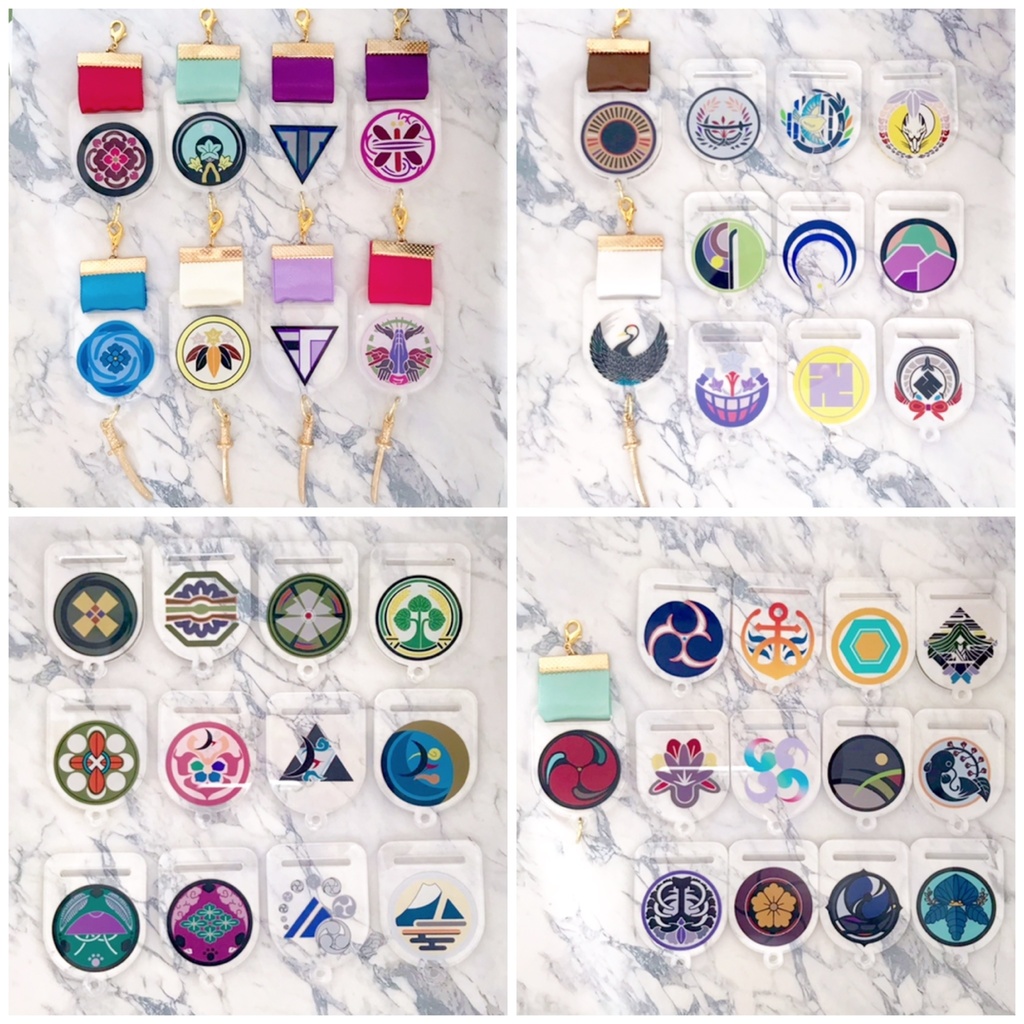 今剣 カラー紋 トートバッグ