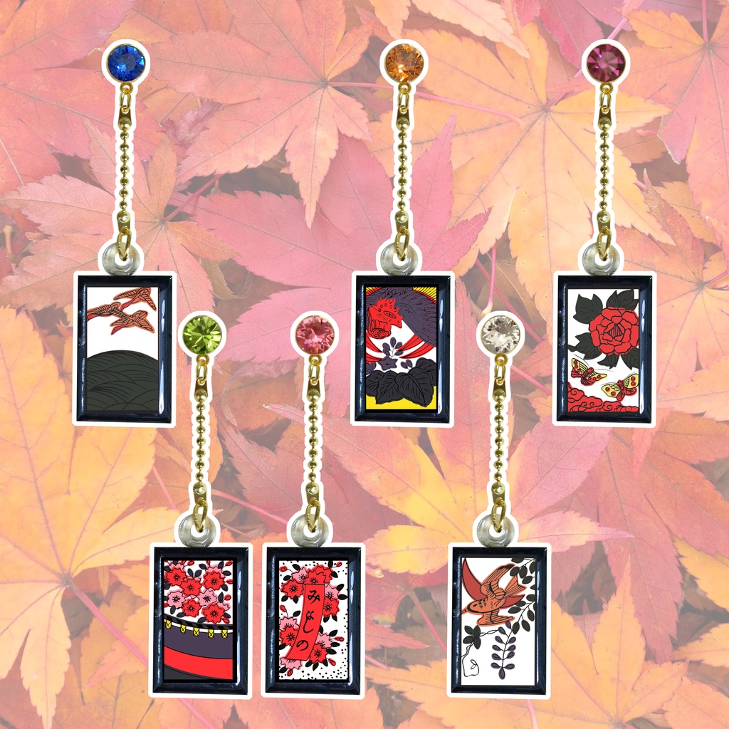 鬼滅の刃 イメージアクセサリー 花札ver.【五感】