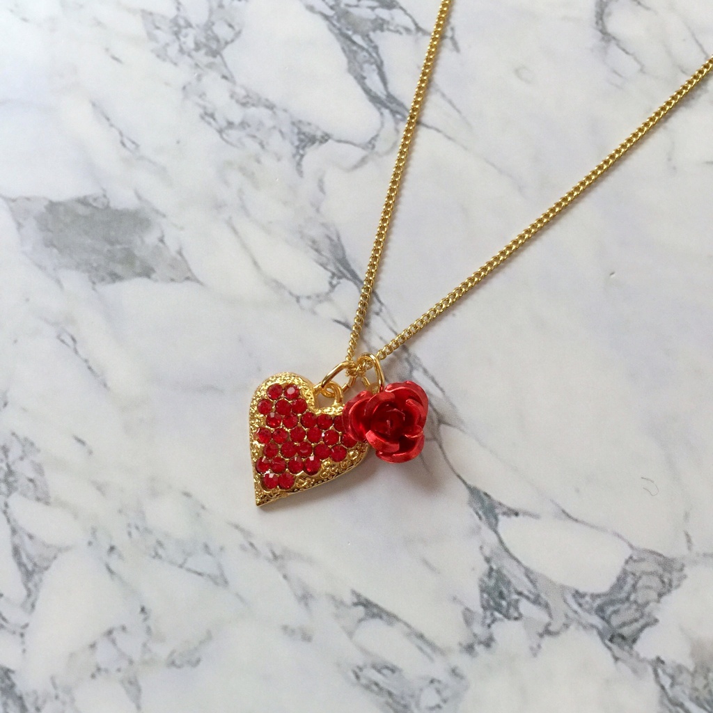 【ツイステ・ハーツラビュル寮イメージ】ネックレス