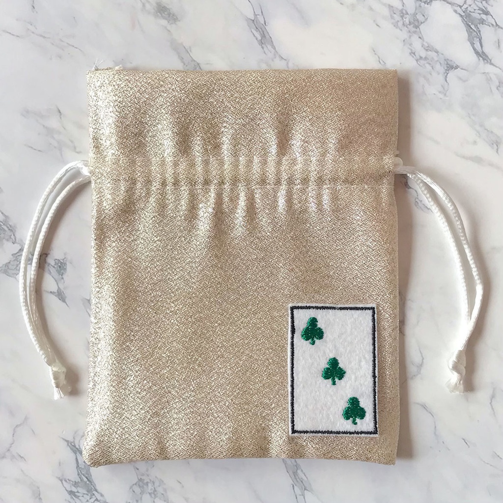 【ツイステ・ハーツラビュル寮イメージ】トランプのメタリック巾着