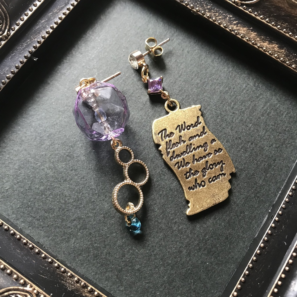 【ツイステ・アズール寮服イメージ】ピアス&イヤリング