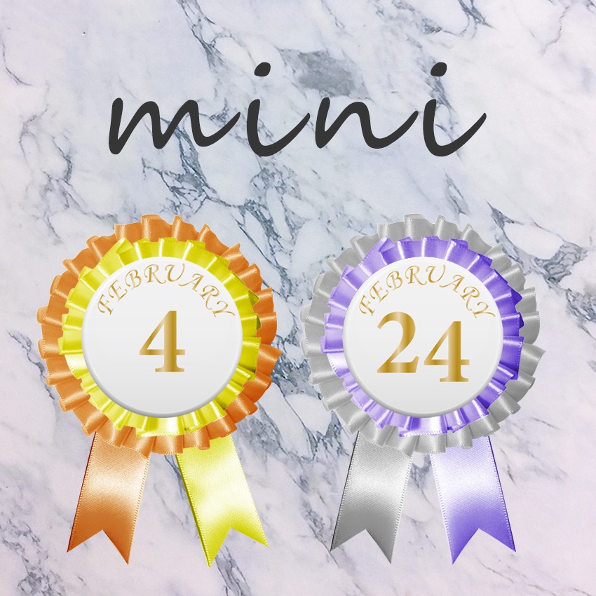 【おめかしバースデーmini】バースデーロゼット2月
