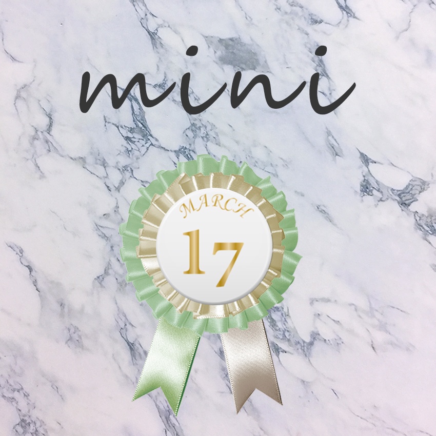 【おめかしバースデーmini】バースデーロゼット3月
