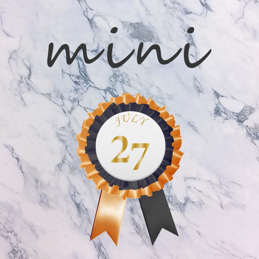 【おめかしバースデーmini】バースデーロゼット7月