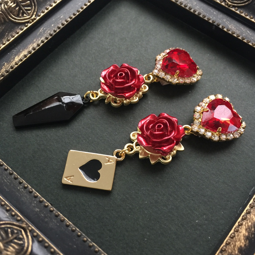 【ツイステ・リーチ兄弟式典服イメージ】ピアス&イヤリング