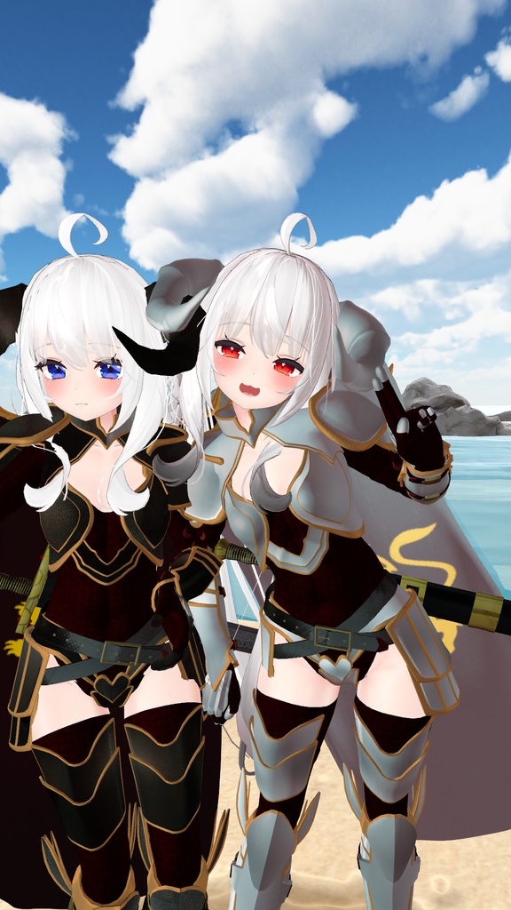 Maya(騎士)Vrchat向けの衣装