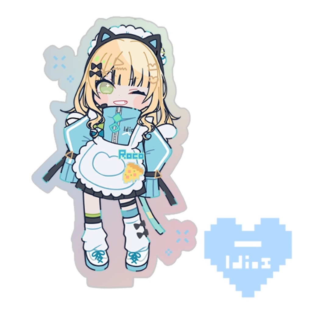 【非公式】オーロラアクリルスタンド（鏑木ろこさん）