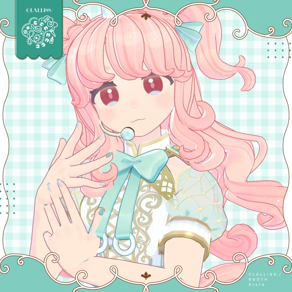 【MDollNail対応】Grayish Color Nail【複数アバター対応】