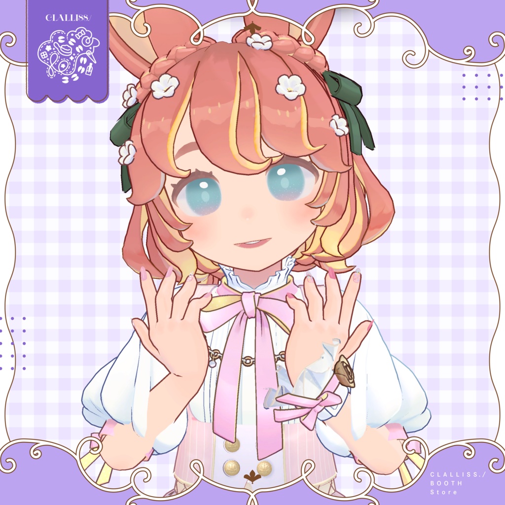 【MDollNail対応】Oshikatsu Nail Set【複数アバター対応】