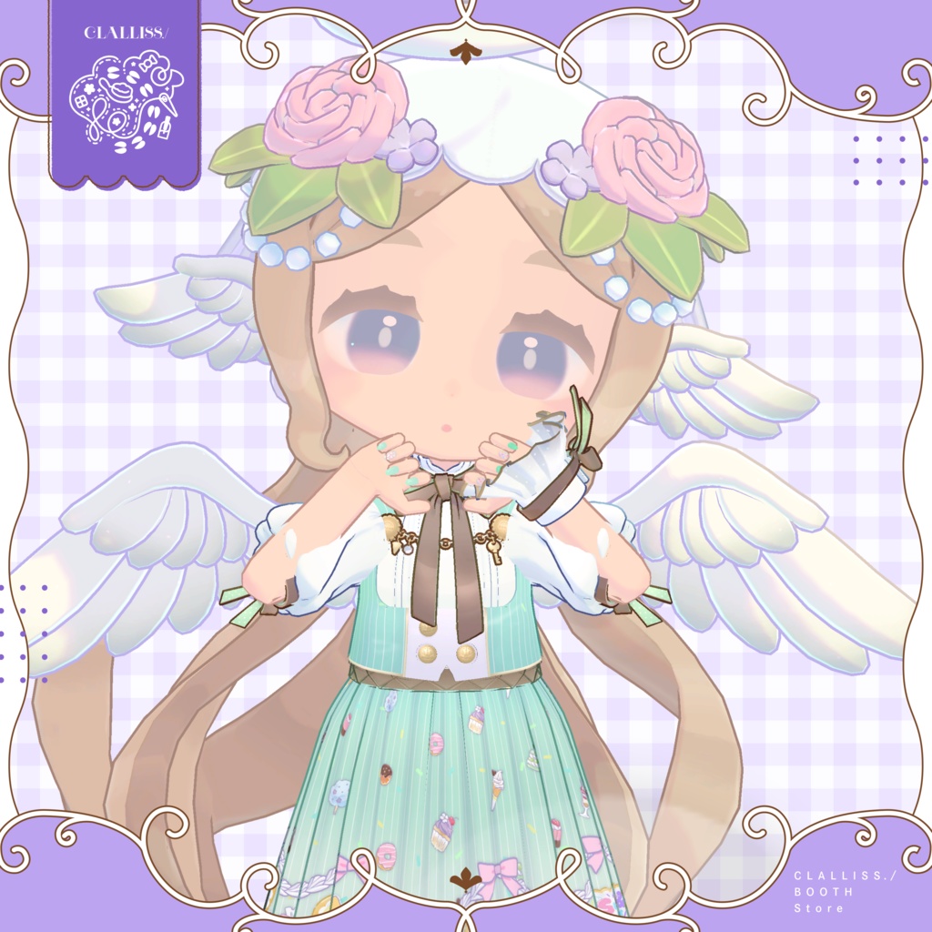 【MDollNail対応】Oshikatsu Nail Set【複数アバター対応】