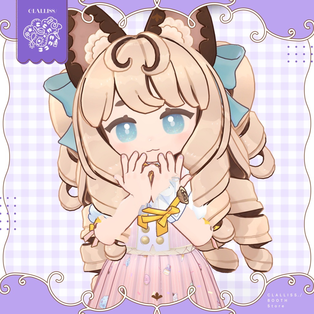 【MDollNail対応】Oshikatsu Nail Set【複数アバター対応】