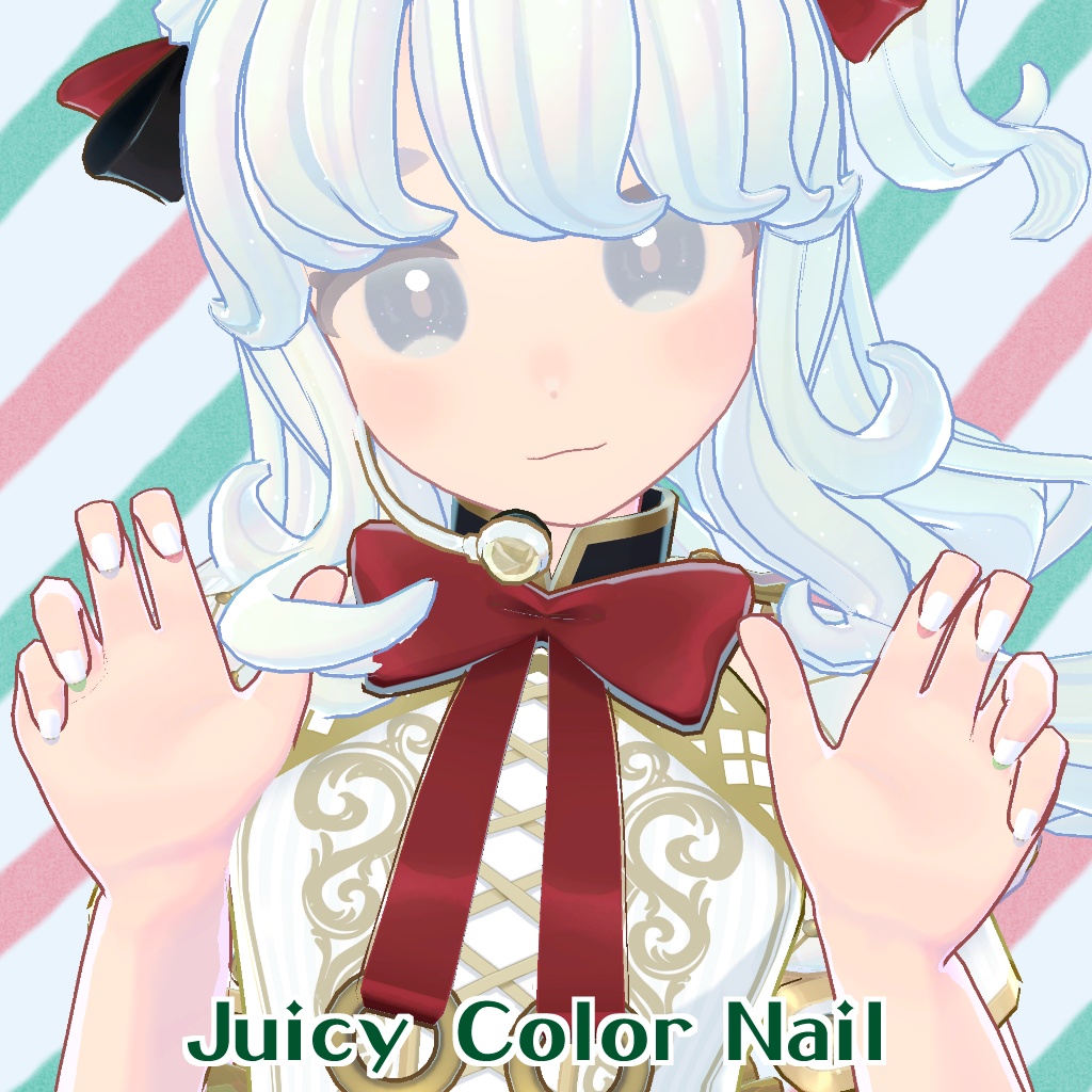 【MDollNail対応】Juicy Color Nail【複数アバター対応】