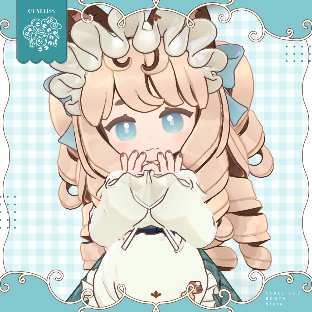 【MDollNail対応】Simple Color Nail【複数アバター対応】