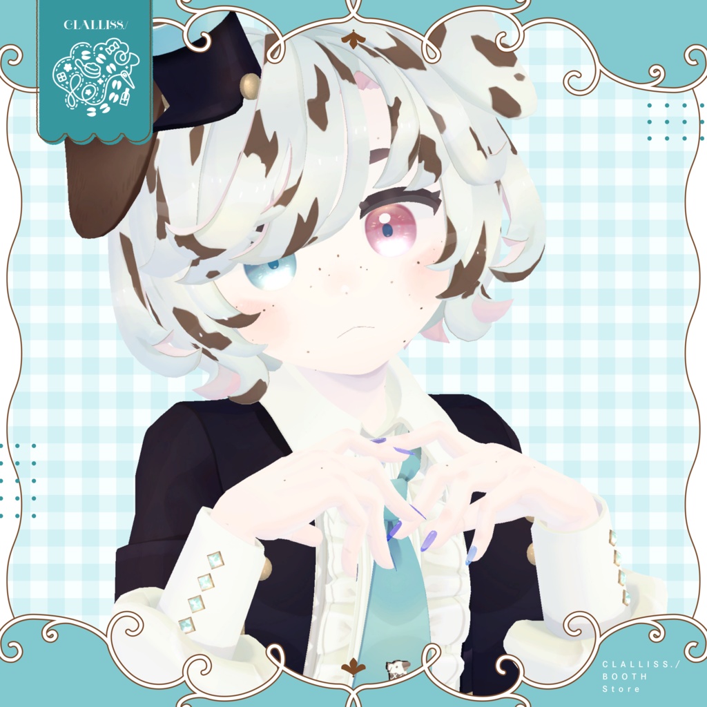 【MDollNail対応】Simple Color Nail【複数アバター対応】