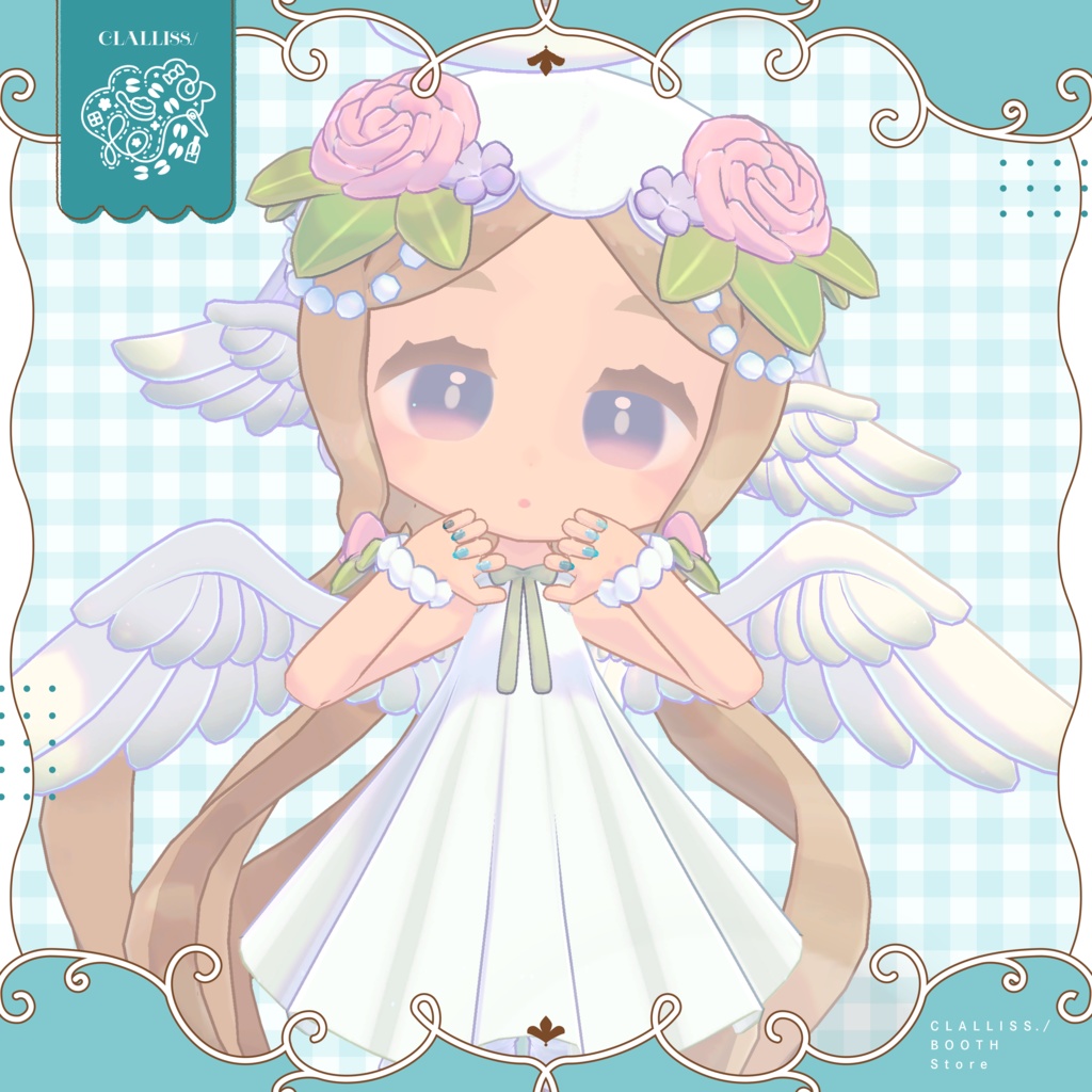 【MDollNail対応】Simple Color Nail【複数アバター対応】