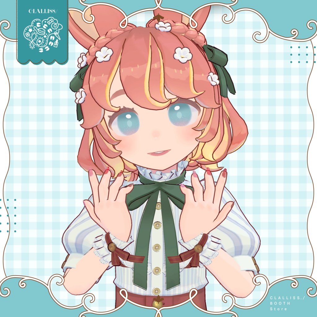 【MDollNail対応】Simple Color Nail【複数アバター対応】