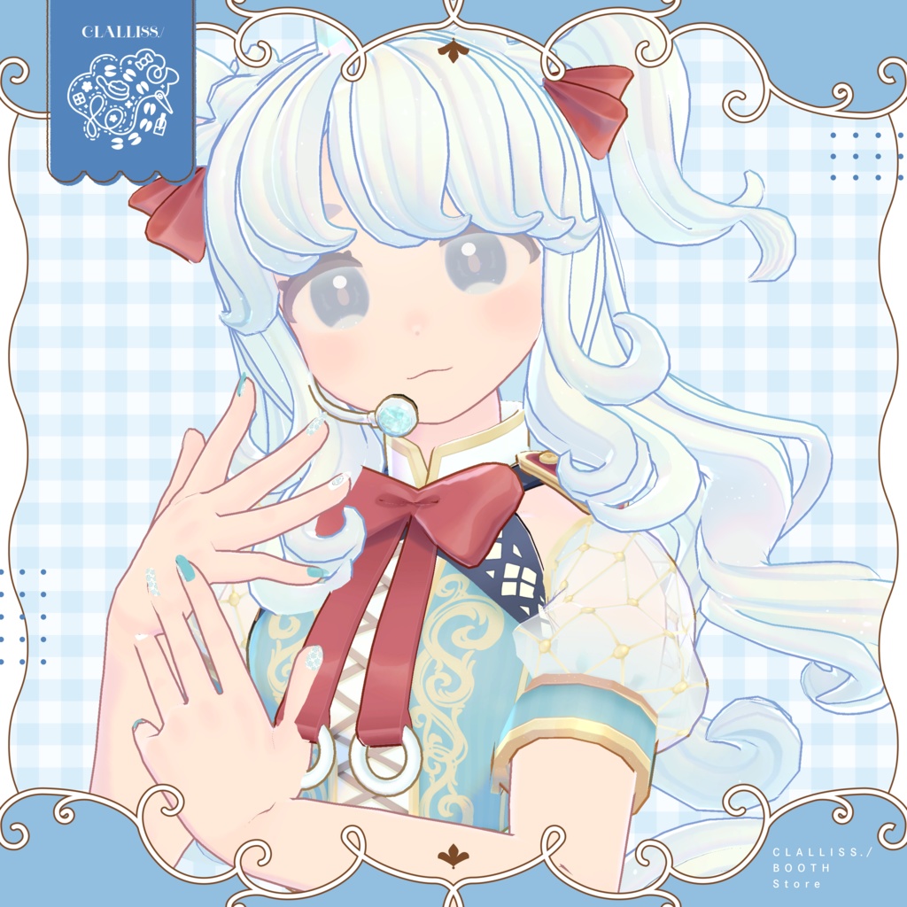 【MDollNail対応】Flower Nail【複数アバター対応】