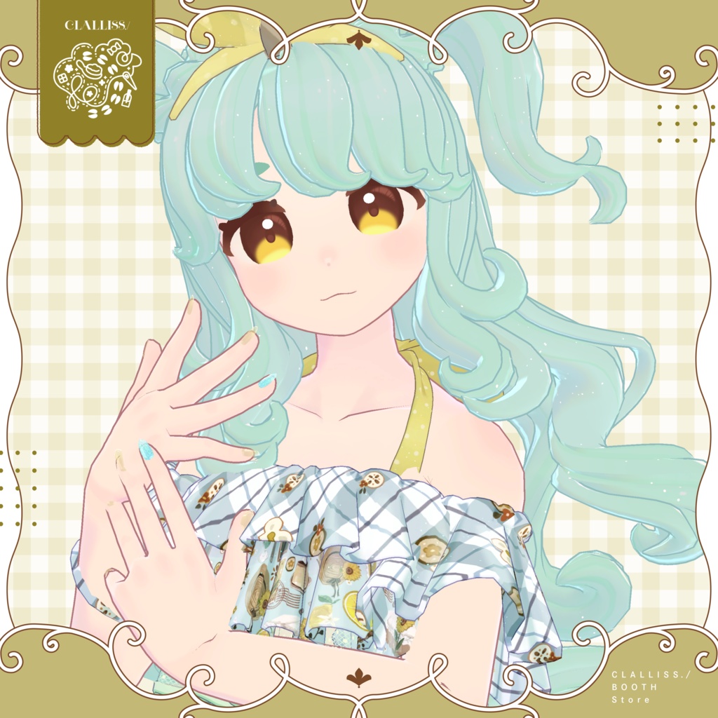 【MDollNail対応】Holo Glitter Nail【複数アバター対応】