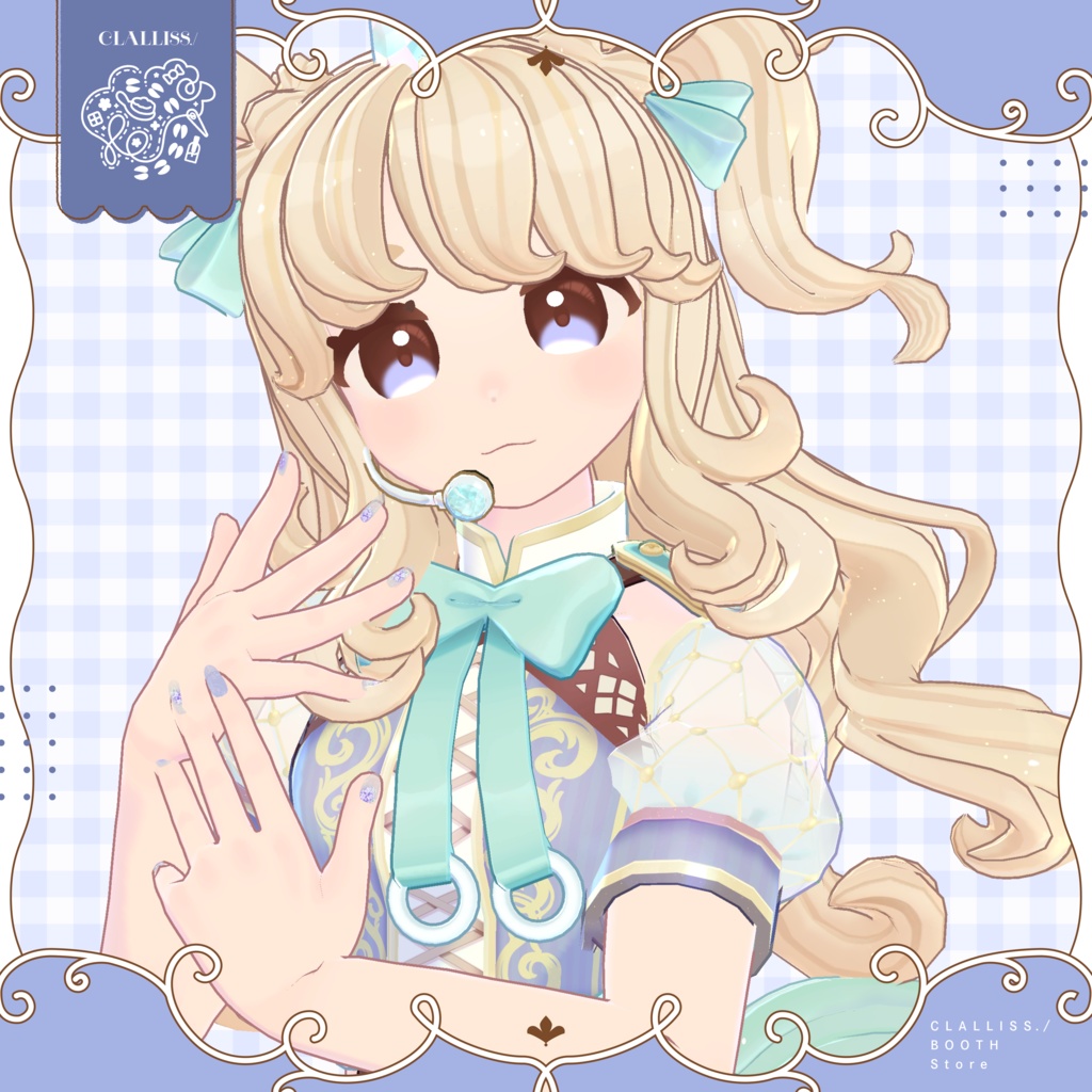 【MDollNail対応】Ajisai Nail【複数アバター対応】