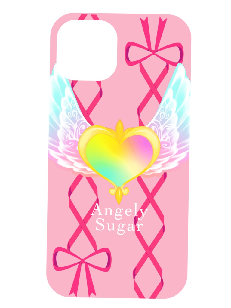 オーロラキスモチーフiPhoneケース