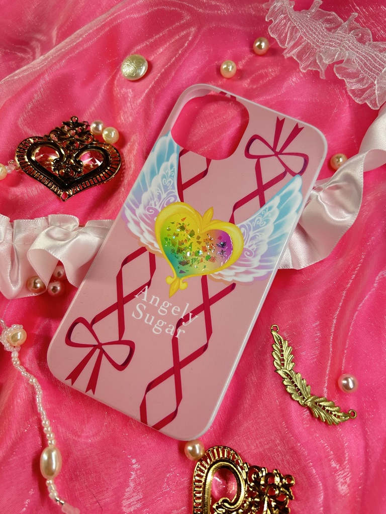 オーロラキスモチーフiPhoneケース