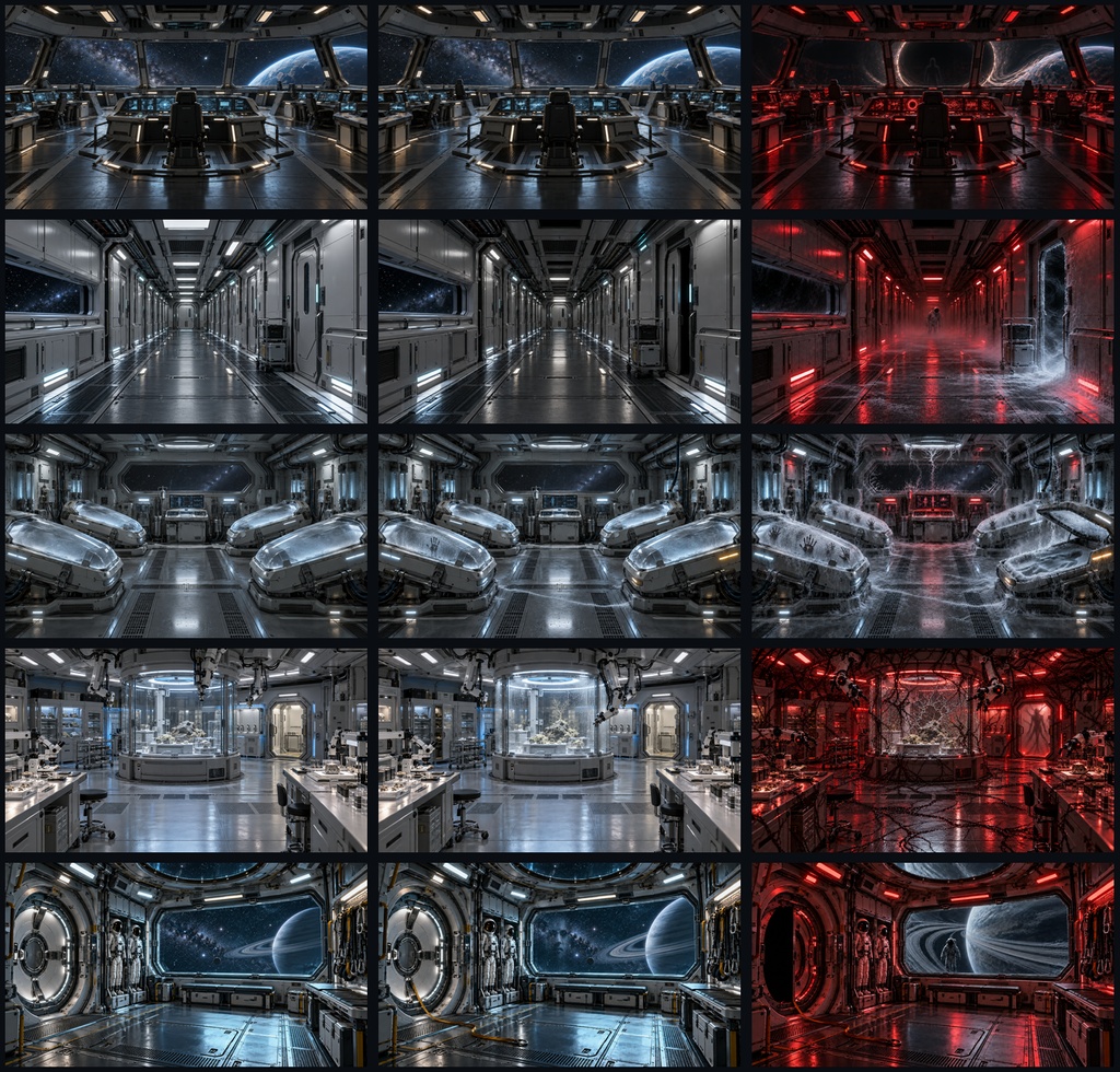 歪景素材集05「応答のない宇宙船」画像完全版