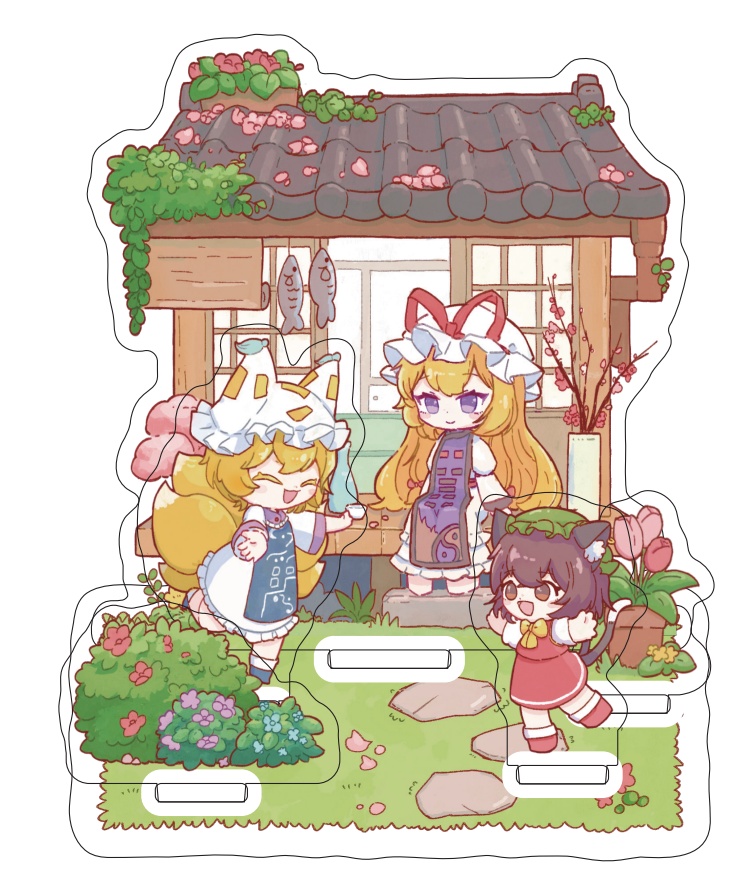 八雲一家アクリルジオラマ