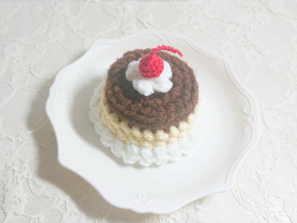 【10cm〜12cm】プリン帽子🍮🥄